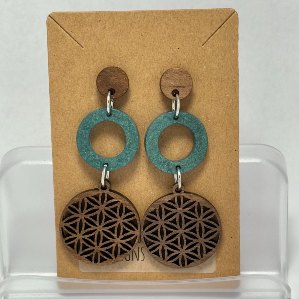 Bohemian Resin Earrings